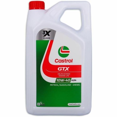 Aceite de motor Castrol GTX Gasolina Diesel 10W40 5 L