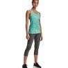 Camiseta de Manga Corta Mujer Under Armour HeatGear  Aguamarina