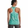 Camiseta de Manga Corta Mujer Under Armour HeatGear  Aguamarina