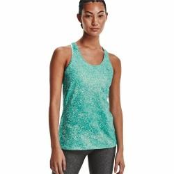 Camiseta de Manga Corta Mujer Under Armour HeatGear  Aguamarina