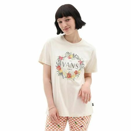 Camiseta de Manga Corta Mujer Vans Wreath Of Flowers Bff Tee-B 