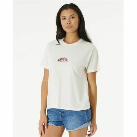 Camiseta de Manga Corta Rip Curl Sun Relaxed Blanco