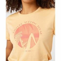 Camiseta de Manga Corta Rip Curl Re-Entry Crew  Beige