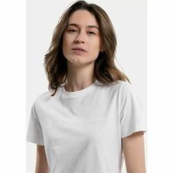 Camiseta de Manga Corta Mujer Champion Crewneck  Blanco