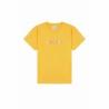 Camiseta de Manga Corta Mujer Champion Crewneck Croptop Amarillo