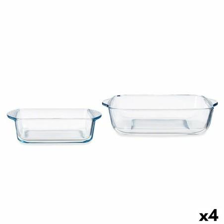 Set de Fuentes de Cocina Borcam Cuadrada (4 Unidades)