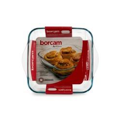 Bandeja para Horno Borcam Con asas 1,9 L 22 x 6 x 25,5 cm (6 Unidades)