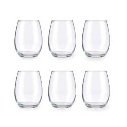 Set de Vasos Amber Transparente Vidrio 350 ml (4 Unidades)