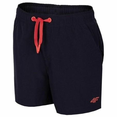 Pantalones Cortos Deportivos para Niños 4F JSKMT001 Azul oscuro