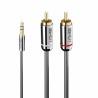 Cable Audio Jack (3,5 mm) a 2 RCA LINDY 35333