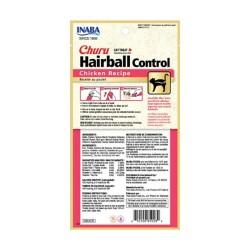 Snack para Gatos Inaba Churu Hairball Control Pollo 4 x 14 g