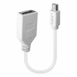 Adaptador Mini DisplayPort a DisplayPort LINDY 41021 Blanco