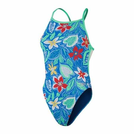 Bañador Mujer Speedo Allover Vback Azul