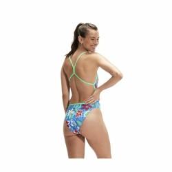 Bañador Mujer Speedo Allover Vback Azul