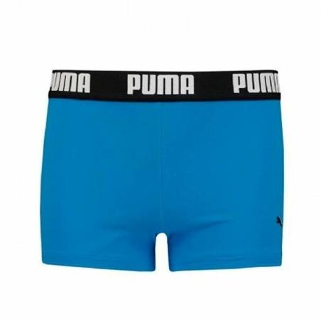 Bañador Boxer Para Niños Puma Swim Logo Azul