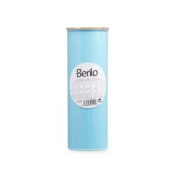 Escobilla para el Baño Azul Metal Bambú Plástico 9,5 X 27 X 9,5 cm (6 Unidades)