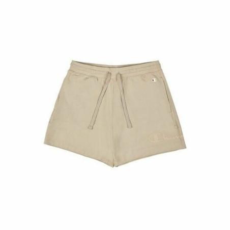 Pantalones Cortos Deportivos para Mujer Champion Shorts Beige Marrón