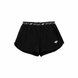 Pantalones Cortos Deportivos para Mujer 4F Quick-Drying Negro