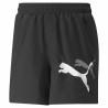 Pantalones Cortos Deportivos para Hombre Puma Ess+ Logo Power Cat For All Time Negro