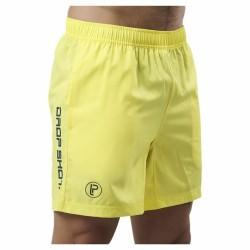 Pantalones Cortos Deportivos para Hombre Drop Shot Bentor Amarillo