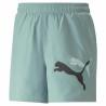 Pantalones Cortos Deportivos para Hombre Puma Ess+ Logo Power Cat For All Time Aguamarina Azul Verde