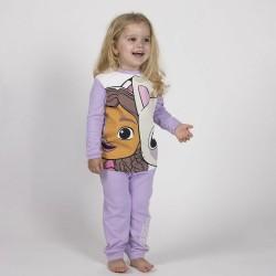 Pijama Infantil Gabby's Dollhouse Morado