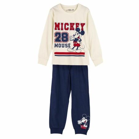 Pijama Infantil Mickey Mouse Beige