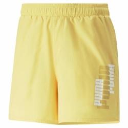 Pantalones Cortos Deportivos para Hombre Puma Ess+ Logo Power Amarillo