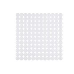 Alfombrilla Antideslizante para Ducha Blanco PVC 68 x 36 x 1 cm (6 Unidades)