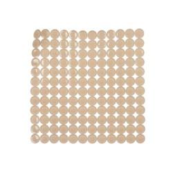 Alfombrilla Antideslizante para Ducha Beige PVC 54 x 54 x 1 cm (6 Unidades)