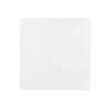 Alfombrilla Antideslizante para Ducha Cuadros Blanco PVC 50,3 x 50,3 x 0,7 cm (6 Unidades)