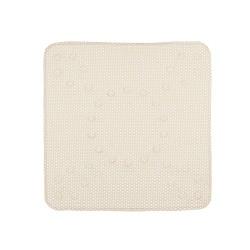 Alfombrilla Antideslizante para Ducha Beige PVC 53 x 52,5 x 1 cm (6 Unidades)