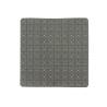 Alfombrilla Antideslizante para Ducha Cuadros Gris PVC 50,3 x 50,3 x 0,7 cm (6 Unidades)