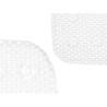 Alfombrilla Antideslizante para Ducha Blanco PVC 53 x 52,5 x 1 cm (6 Unidades)