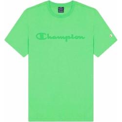 Camiseta de Manga Corta Hombre Champion Crewneck Verde