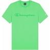 Camiseta de Manga Corta Hombre Champion Crewneck Verde