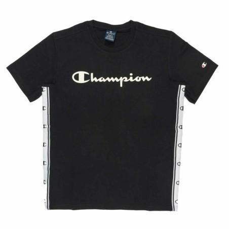 Camiseta de Manga Corta Hombre Champion Crewneck Negro