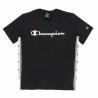 Camiseta de Manga Corta Hombre Champion Crewneck Negro