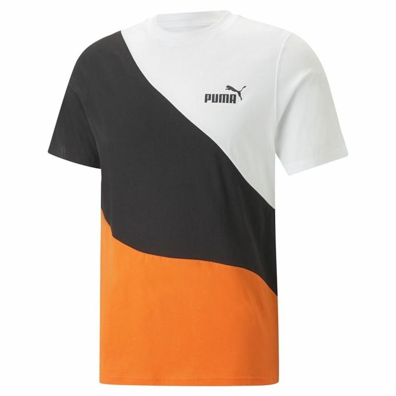 Camiseta Puma Power Cat Naranja Oscuro Hombre