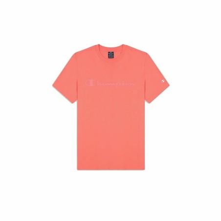 Camiseta de Manga Corta Hombre Champion Crewneck Rosa