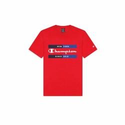 Camiseta de Manga Corta Hombre Champion Crewneck Rojo