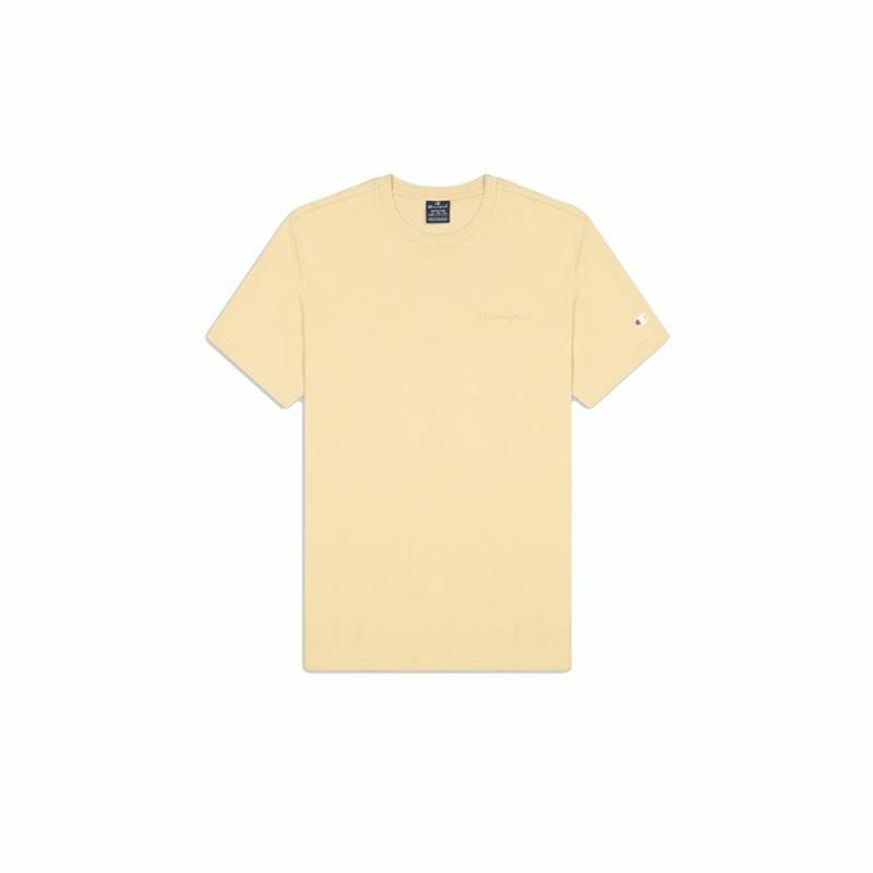 Camiseta de Manga Corta Hombre Champion Crewneck Beige