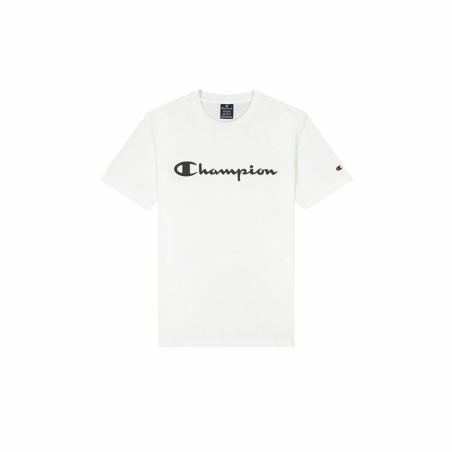 Camiseta de Manga Corta Hombre Champion Crewneck Blanco