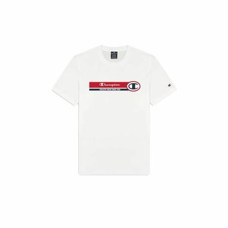 Camiseta de Manga Corta Hombre Champion Crewneck Blanco