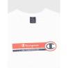 Camiseta de Manga Corta Hombre Champion Crewneck Blanco