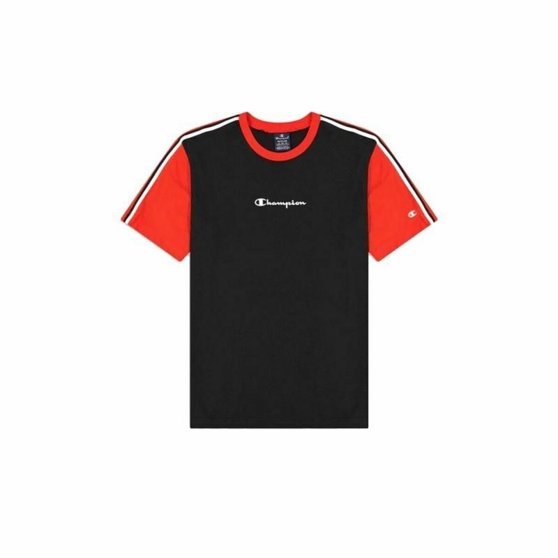 Camiseta de Manga Corta Hombre Champion Crewneck Negro