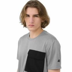 Camiseta de Manga Corta Hombre 4F Fnk M200 Gris