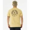 Camiseta Rip Curl Stapler Amarillo Hombre