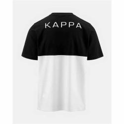 Camiseta de Manga Corta Hombre Kappa Edwin CKD Blanco Negro