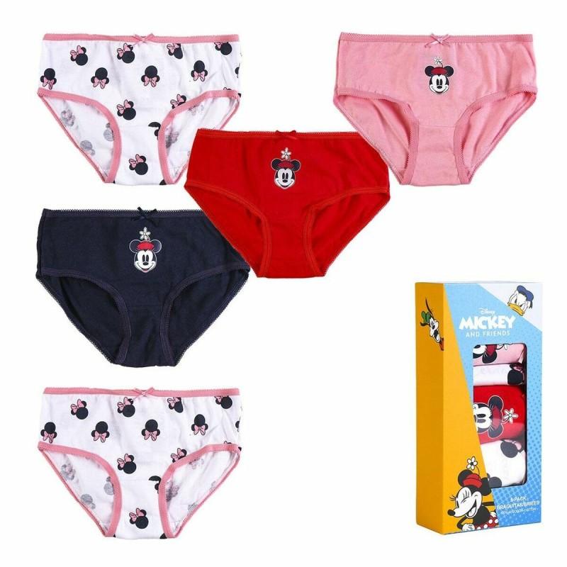 Pack de Braguitas para Niña Minnie Mouse 5 Unidades Multicolor